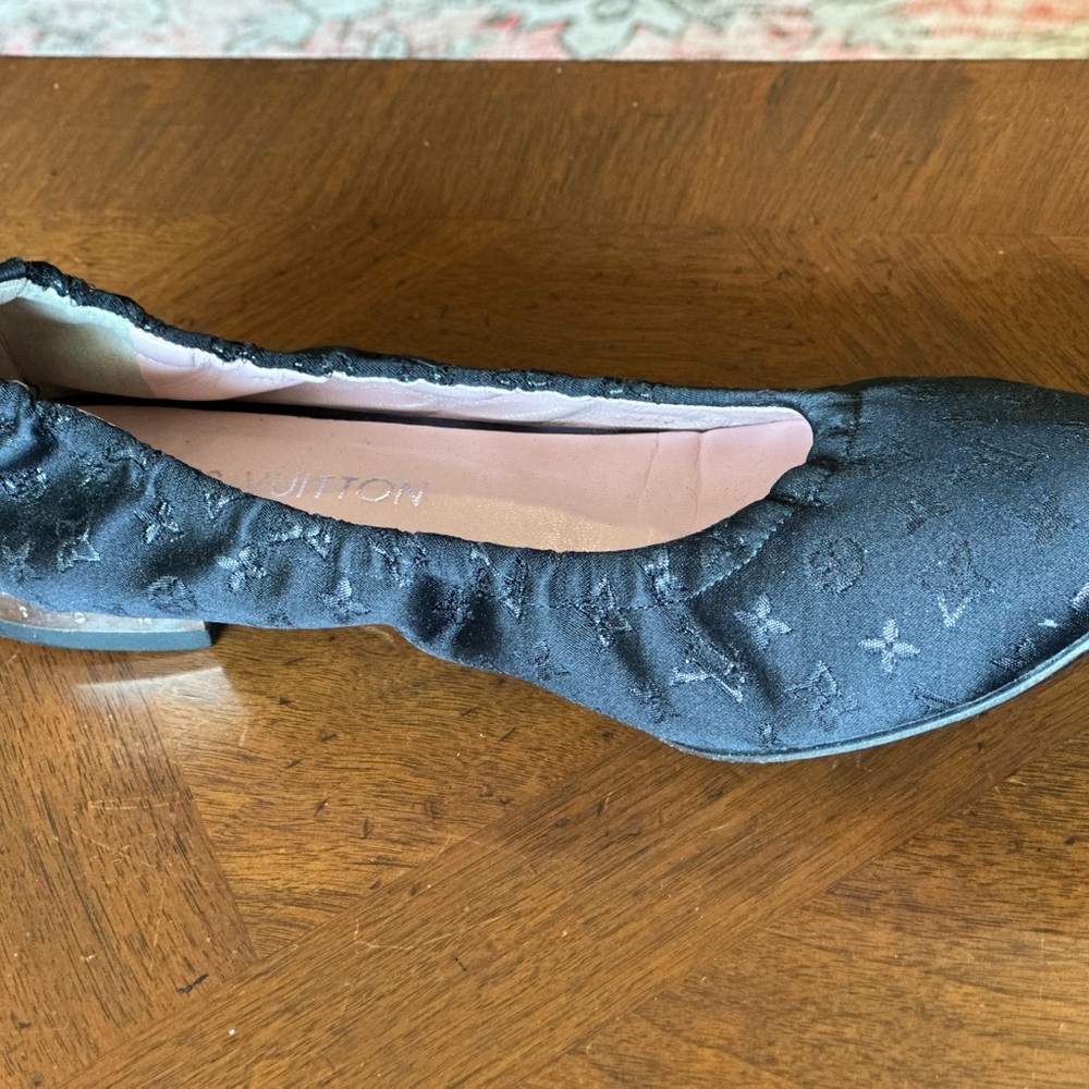 Genuine black Louis Vuitton Ballerina Flats. - Picture 2 of 5